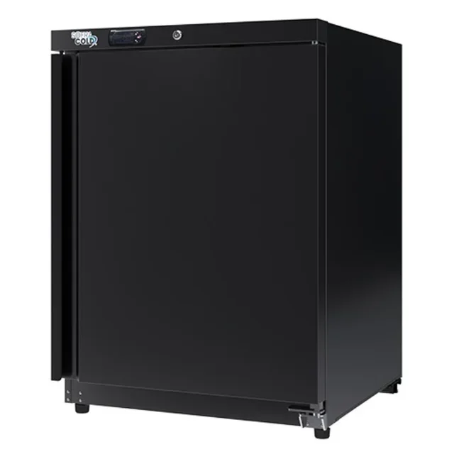 200L Gewerbe-Gefrierschrank - Negativtemperatur - Schwarz - Kompaktformat