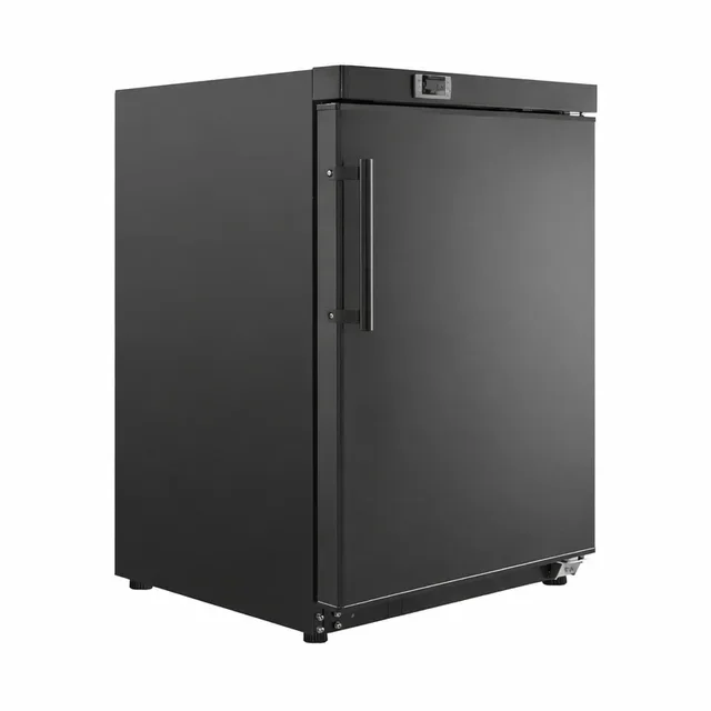 Black Upright Refrigerator 200L