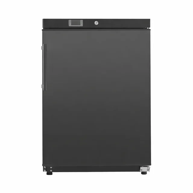 Black Upright Refrigerator 200L