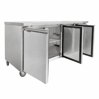 Refrigerated Counter 3 Doors Gastronorm GN 1/1 - Depth 700 mm
