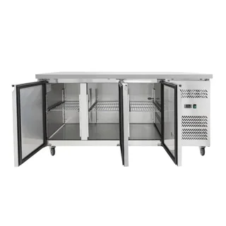 Refrigerated Counter 3 Doors Gastronorm GN 1/1 - Depth 700 mm
