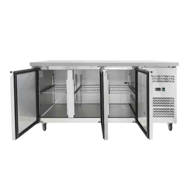 Refrigerated Counter 3 Doors Gastronorm GN 1/1 - Depth 700 mm