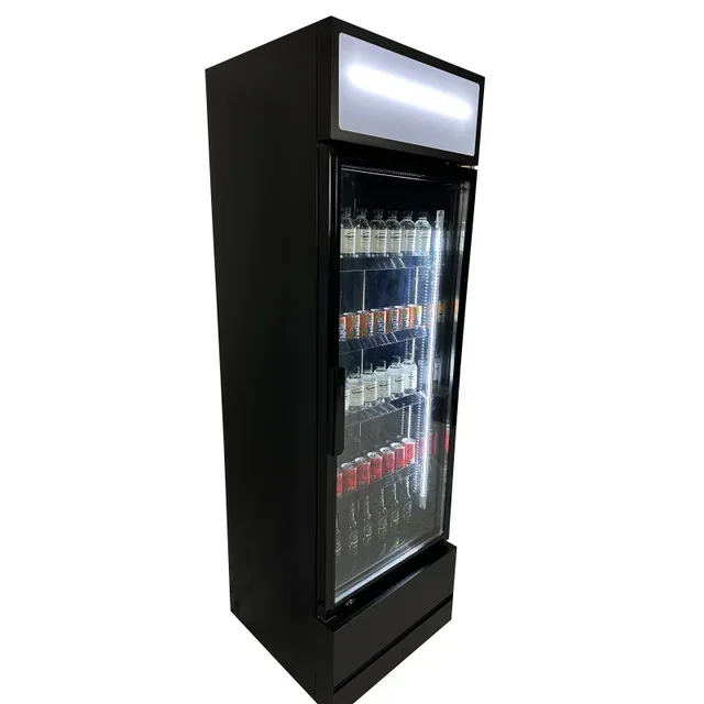Armario Refrigerado 4 Estantes 370L - Bebidas y Latas