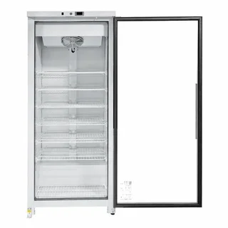 600L Glass Door Freezer - Professional Fan-Assisted Upright Cabinet