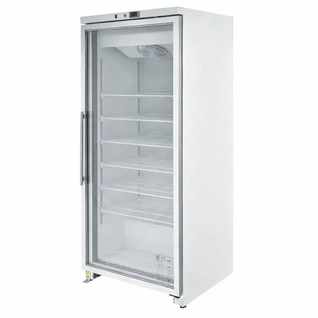 600L Glass Door Freezer - Professional Fan-Assisted Upright Cabinet