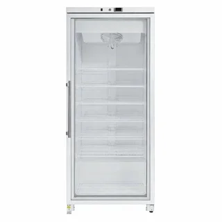 600L Glass Door Freezer - Professional Fan-Assisted Upright Cabinet