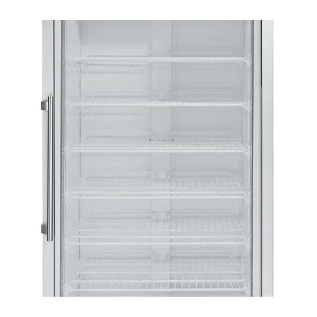 600L Glass Door Freezer - Professional Fan-Assisted Upright Cabinet