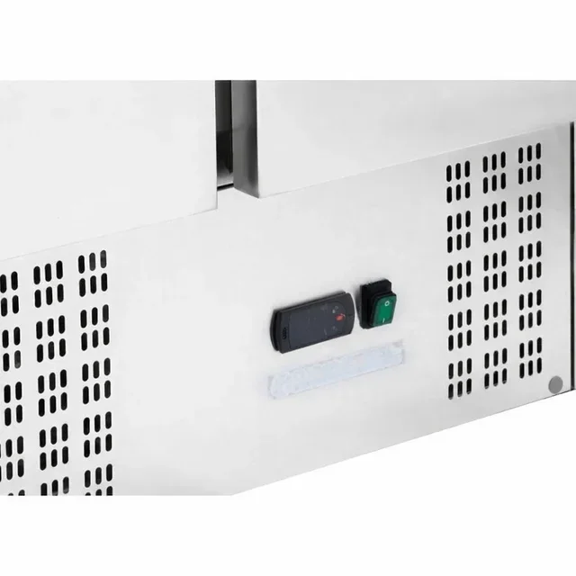 Mesa Refrigerada GN 1/1 2 Portas com Borda em Aço Inoxidável