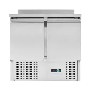 Mesa Refrigerada GN 1/1 2 Portas com Borda em Aço Inoxidável