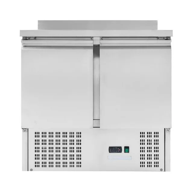 GN 1/1 Refrigerated Counter 2 Doors with Stainless Steel Upstand