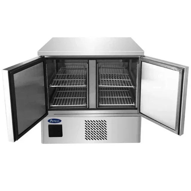 GN 1/1 Format Negative Refrigerated Table - 210 Liter Capacity - Compact Model