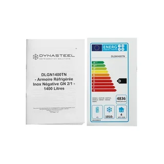 Stainless Steel Negative Refrigerator Cabinet GN 2/1 - 1400L