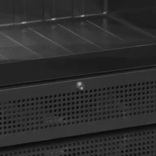 Armadio Refrigerato a Vetrina Nero 347 Litri - Porta in Vetro