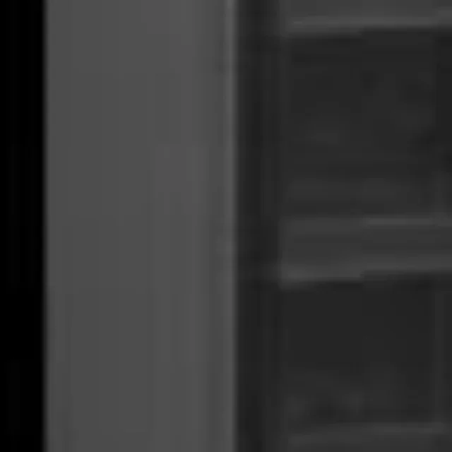 Black Glass Door Refrigerated Display Cabinet 347 Liters