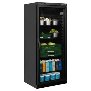 Armario Refrigerador de Bebidas Negro GN 2/1 - Capacidad 605 Litros