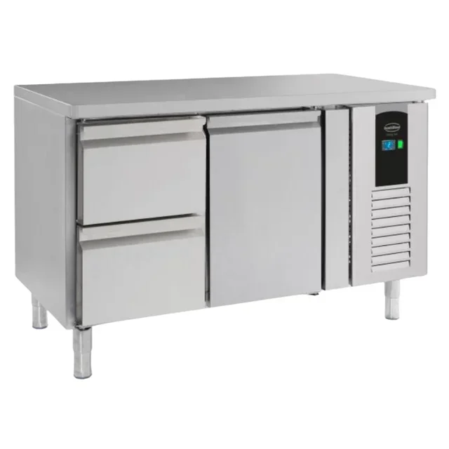 Positive Refrigerated Table 1 Door + 2 Drawers Energy Line - 190 Liters