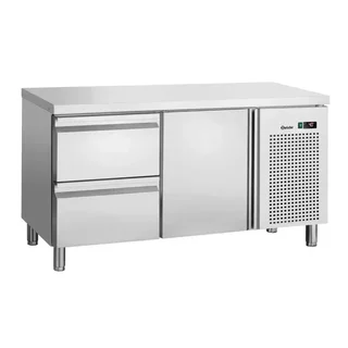 Armoire Réfrigérée Positive 1 Porte + 2 Tiroirs Gastronormes GN 1/1