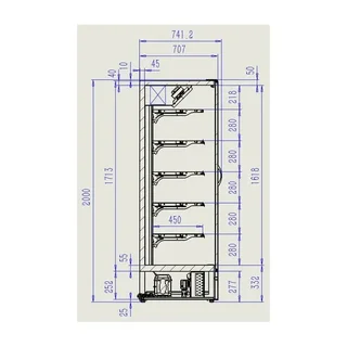 Armoire Réfrigérée Positive 1292 Litres - Gamme Marco