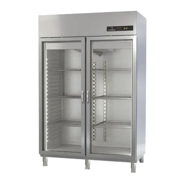 Armoire Réfrigérée Positive 1404 Litres - Double Porte Vitrée - Format Gastronorme 2/1