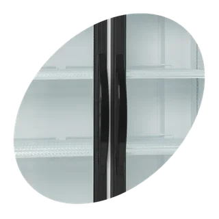 Armario Frigorífico 2 Puertas de Cristal 710 Litros