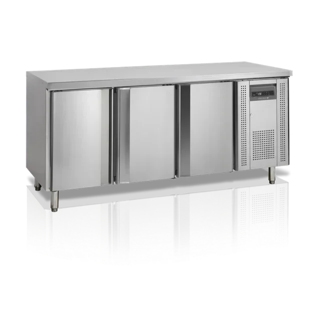 Refrigerated Work Table Positive 3 Doors - Capacity 345 Liters