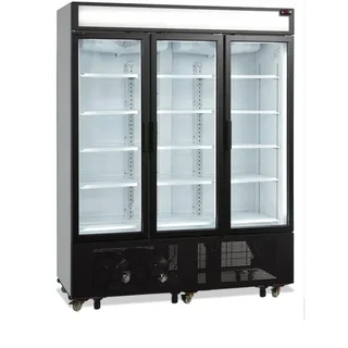 Armario Refrigerado Triple Puerta de Cristal - Capacidad 825 Litros