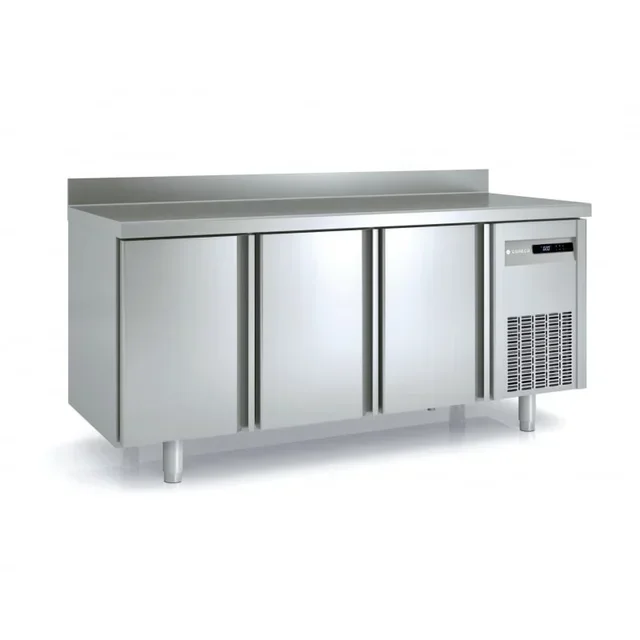 Tavolo Refrigerato Positivo 399 Litri 3 Porte Profondità 700 mm