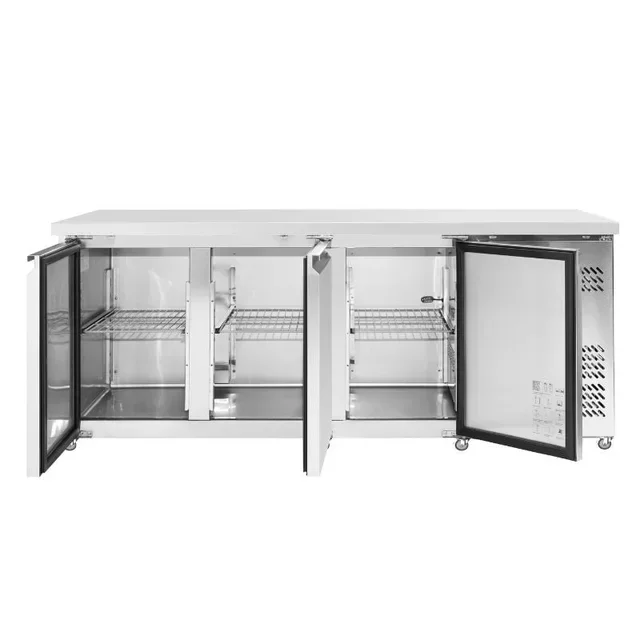 Positiv-Kühlschrank 600mm Tiefe - 3 Türen
