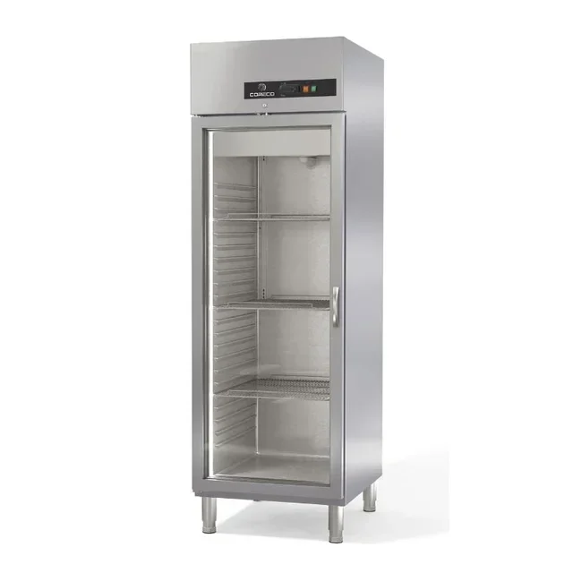 Armadio Refrigerato 645 Litri - 1 Porta Vetrata - Formato GN 2/1