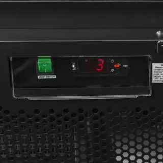 Double Glass Door Upright Refrigerator 1081 Liters