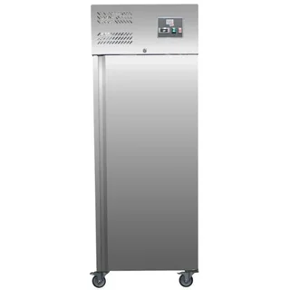 Stainless Steel Single Door Upright Refrigerator 650 Liters - Professional Storage