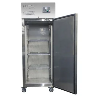 Stainless Steel Single Door Upright Refrigerator 650 Liters - Professional Storage