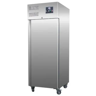 Stainless Steel Single Door Upright Refrigerator 650 Liters - Professional Storage