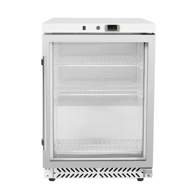 200-Liter Glass Door Refrigerated Display Cabinet - Compact Size