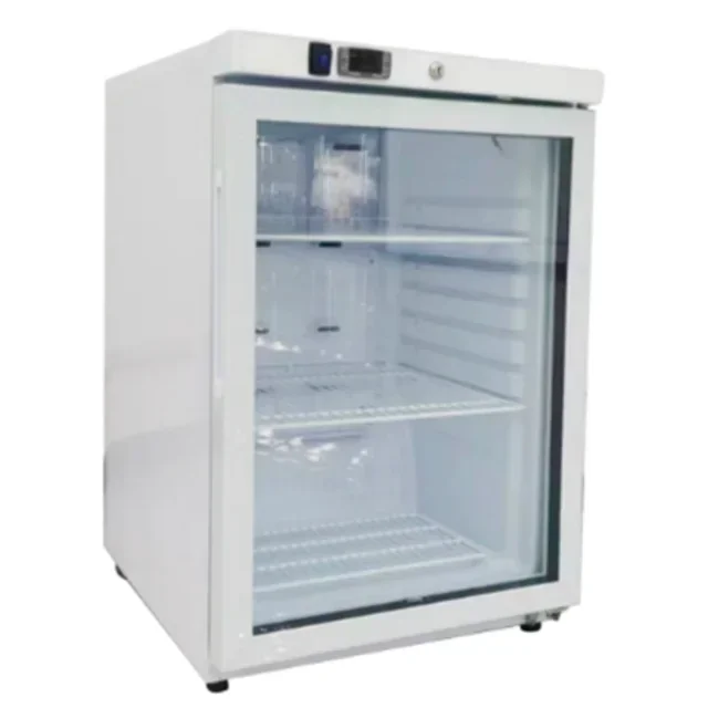 200-Liter Glass Door Refrigerated Display Cabinet - Compact Size