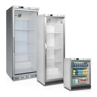 Glass Door Refrigerated Cabinet - White - GN 2/1 - 570 Liters