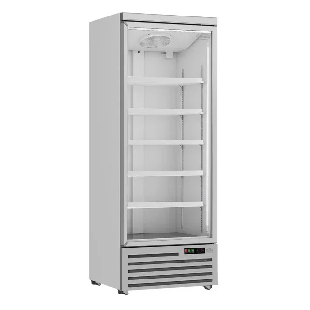 Glass Door Refrigerated Display Cabinet 1 Door - 600 Litres