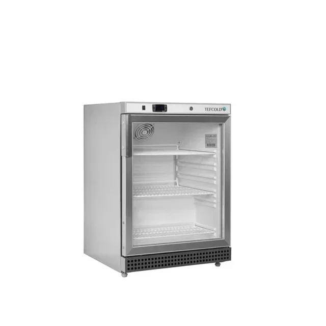Positive Refrigerated Display Cabinet Stainless Steel 119 Liters - Glass Door