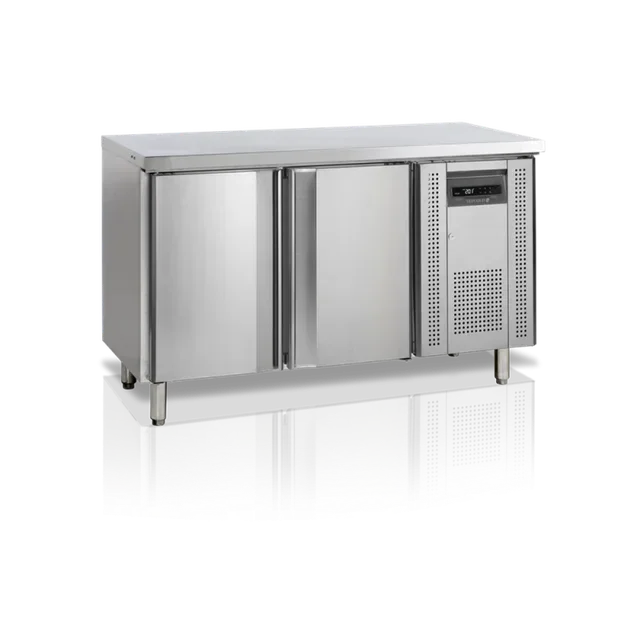 Negative Temperature Refrigerated Prep Table - 2 Stainless Steel Doors - 230 Liters