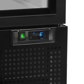 Monoblock Glass Door Refrigerator 412L - 1 Door - White Finish