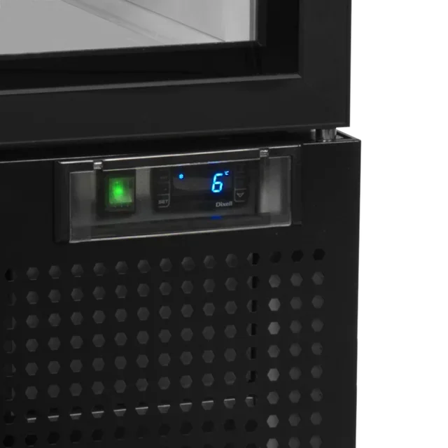 Monoblock Glass Door Refrigerator 412L - 1 Door - White Finish