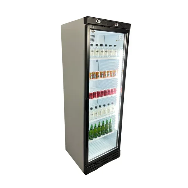 Beverage Refrigerator with Glass Door - Capacity 382 Litres