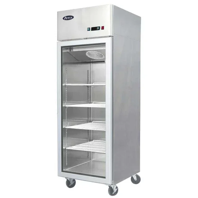 670L Glass Door Refrigerated Cabinet - Positive Cooling
