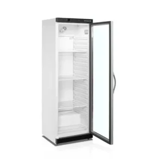 350 Litre Glass Door Upright Refrigerator Cabinet - White