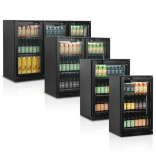 Arrière-Bar Réfrigéré 1 Porte Vitrée Battante 118 Litres