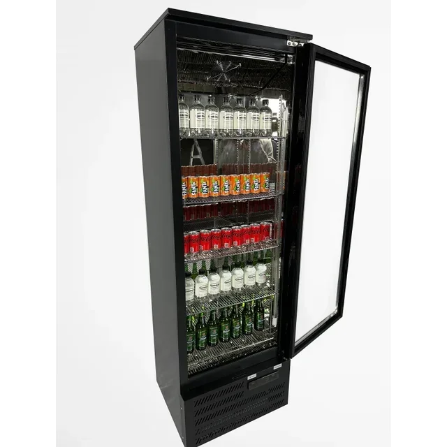 Arrière-Bar Réfrigéré 1 Porte Vitrée Battante 293 Litres