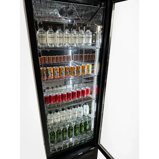 Arrière-Bar Réfrigéré 1 Porte Vitrée Battante 293 Litres