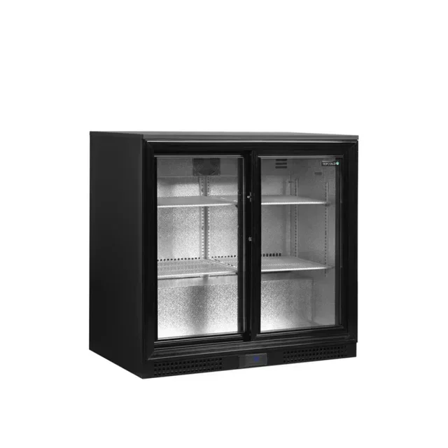 Arrière-Bar Réfrigéré 2 Portes Coulissantes Vitrées - 182 Litres