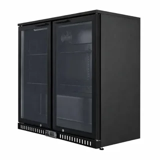 Frigorífico Barra Trasera 2 Puertas de Cristal 209 Litros - Batientes