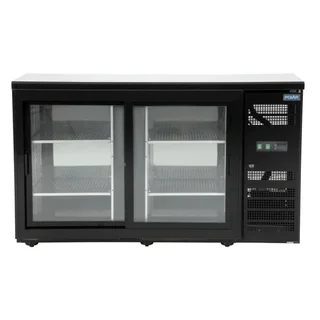 Arrière-Bar Réfrigéré 2 Portes Vitrées Coulissantes 350 Litres